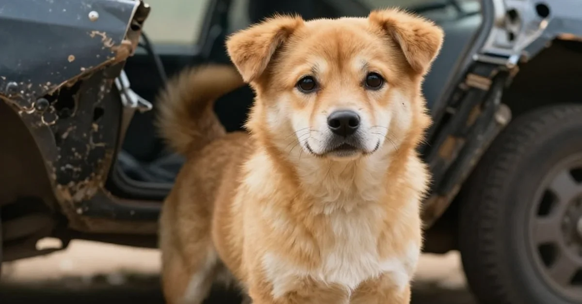 믿을 수 없는 생존기: 80마일 속도로 자동차 그릴에 갇힌 강아지, 기적적인 회복 과정