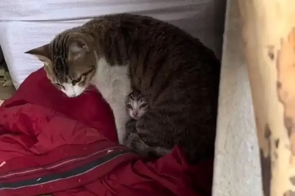 “나를 버릴 순 없어”.. 한 고양이의 헌신, 그리고 특별한 가족의 탄생