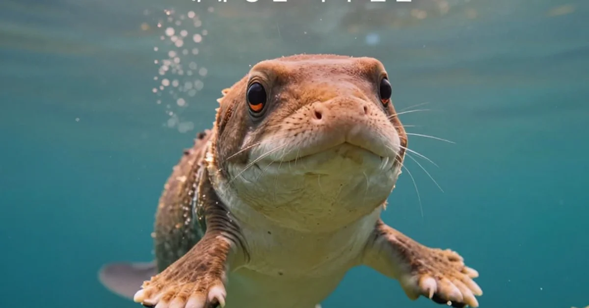 물고기와 왈츠? 해양 악어의 놀라운 만남, 반려동물과 함께하는 특별한 경험